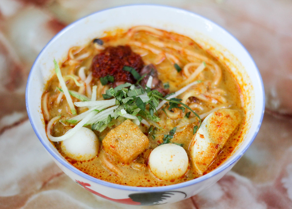 bowl of delicious asam laksa