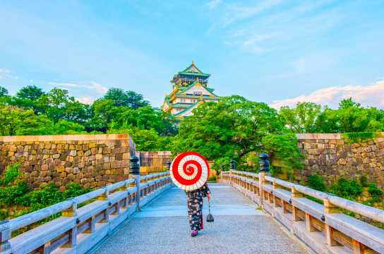 จุดถ่ายรูปปราสาทโอซาก้า