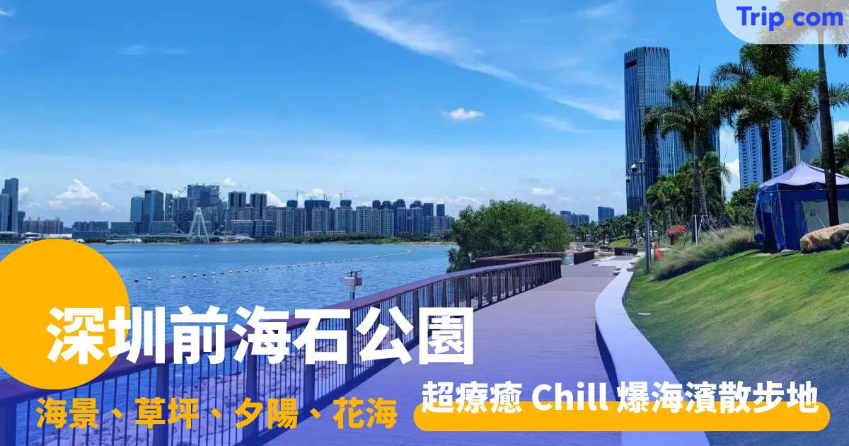 深圳前海石公園散策指南2026   無敵海景＋廣闊草坪＋絕美夕陽一次滿足 | Trip.com