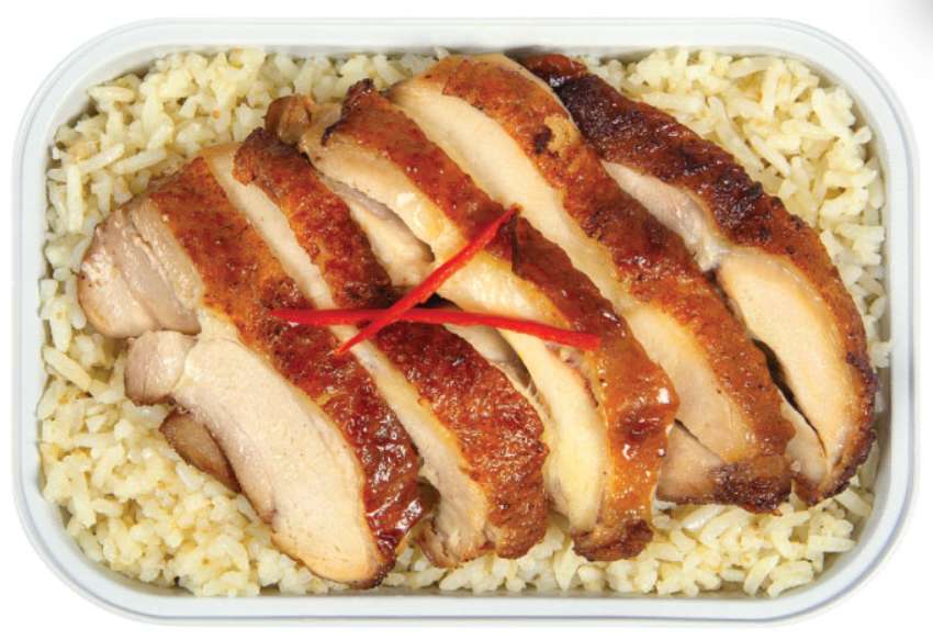 ข้าวหน้าไก่ Uncle Chin AirAsia 