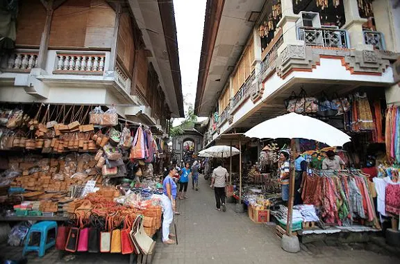 street view of Ubud Art Market