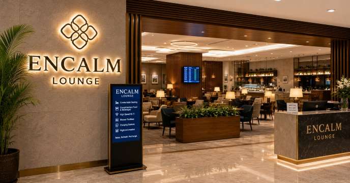 Delhi Airport Lounge