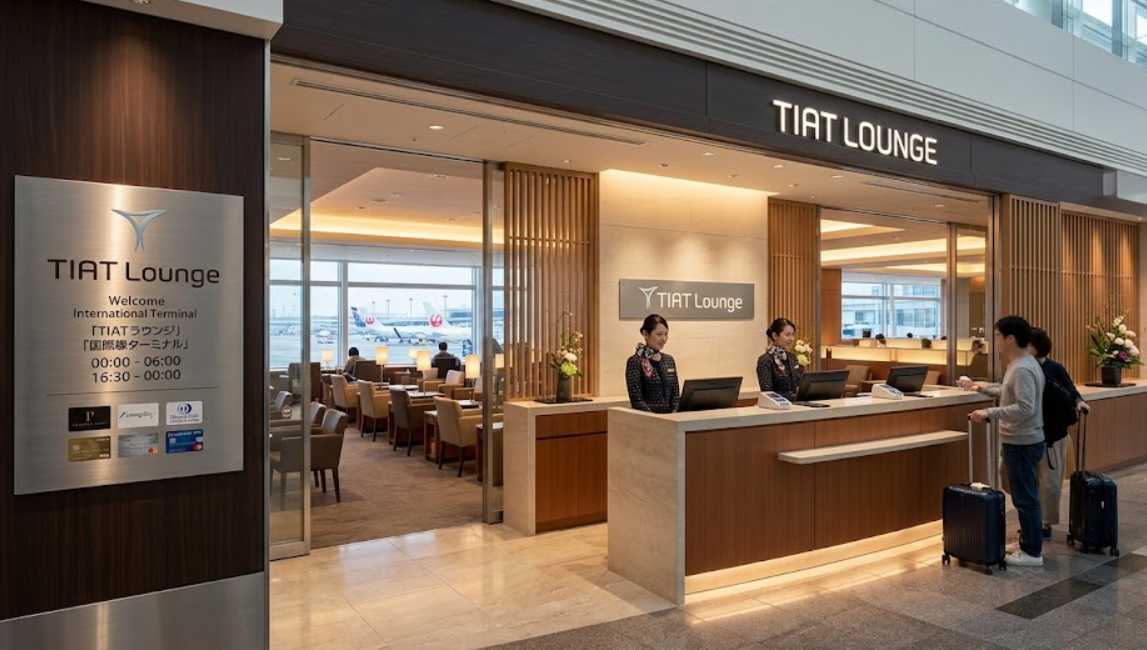 TIAT Lounge at Haneda