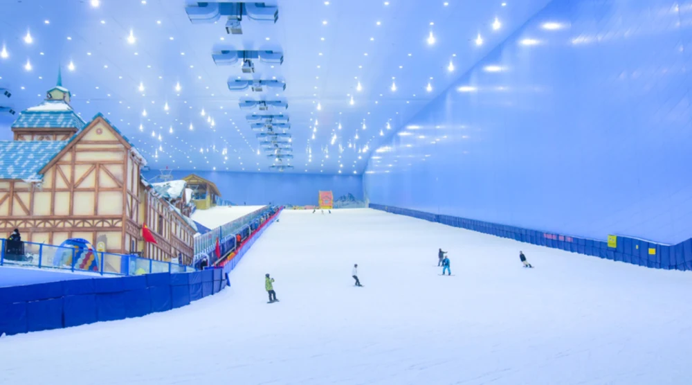 廣州融創滑雪場, 滑雪區
