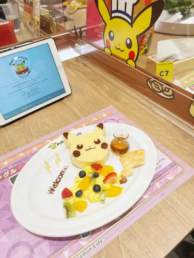 大阪 Pokemon Café 平板點餐