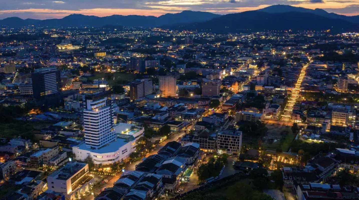 푸켓 올드타운 야경