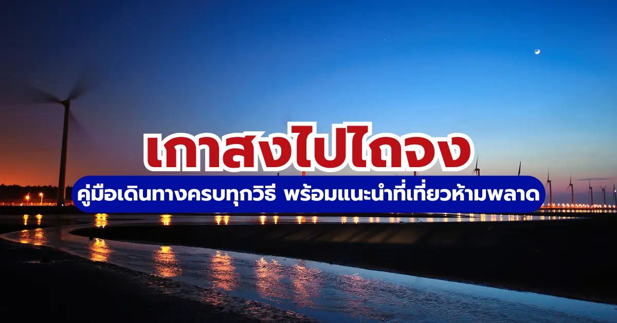 วิธีเดินทางจากเกาสงไปไถจง 2569: เช็กราคาตั๋ว HSR รถบัส และที่เที่ยวห้ามพลาด | Trip.com