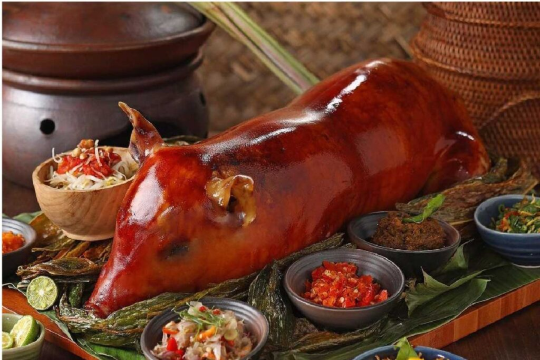 A roast pork, babi guling