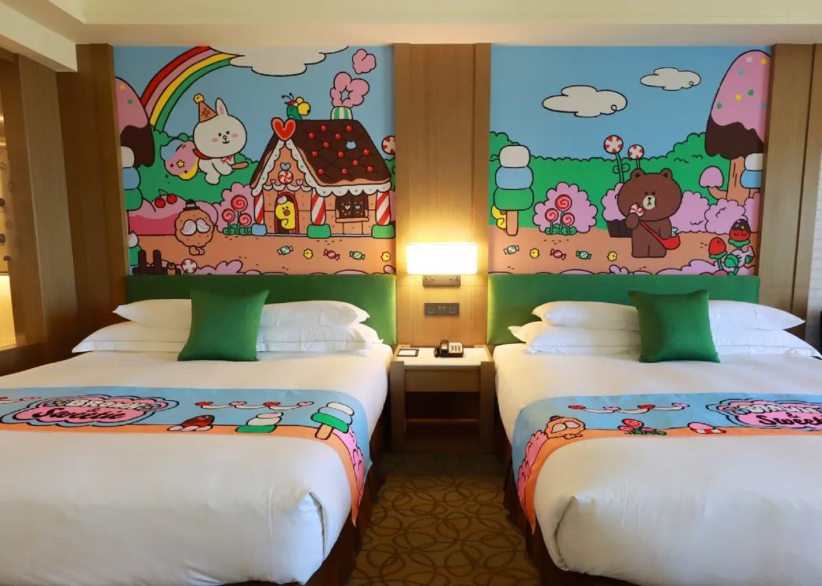 福容大飯店麗寶樂園房間