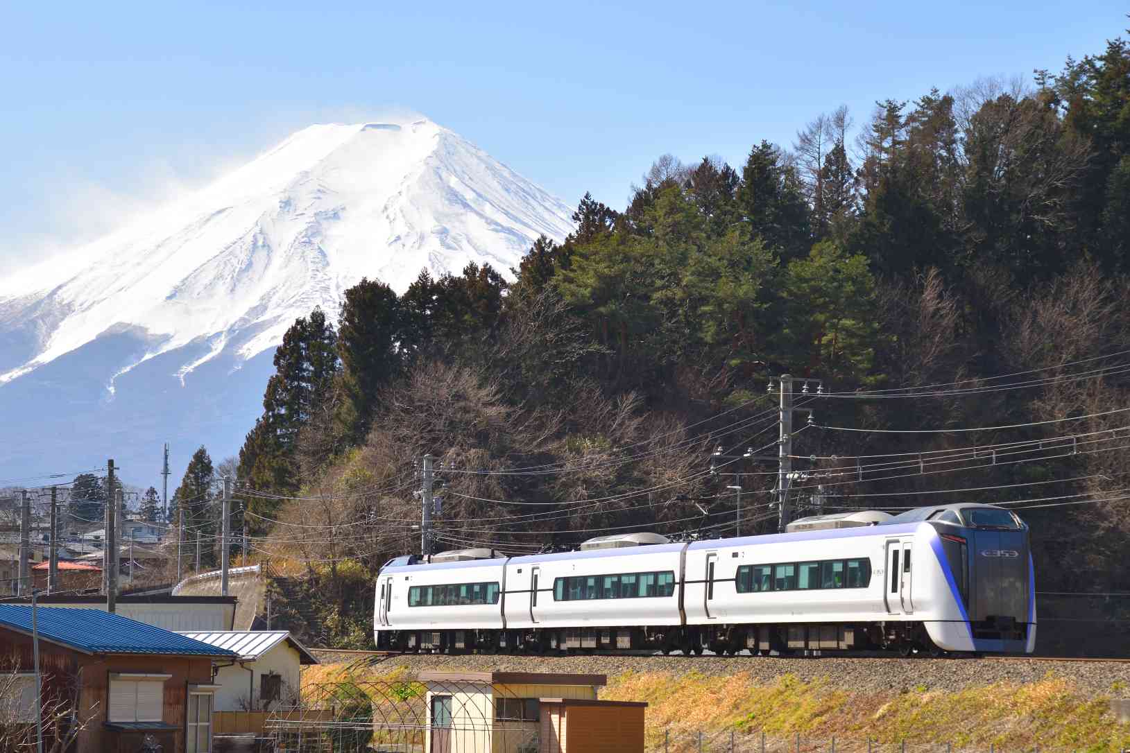จากโตเกียวไปฟูรถไฟ Fuji Excursion