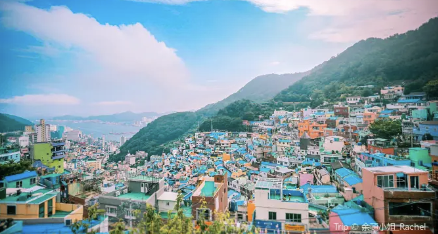 釜山景點地圖：甘川文化村