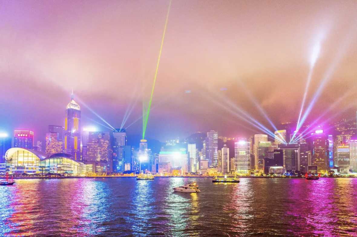 홍콩 심포니 오브 라이트 야경 크루즈