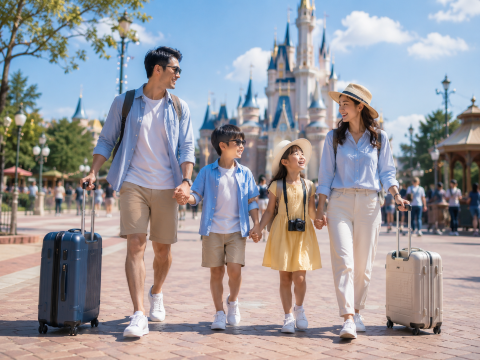 Family trip with mixed transport