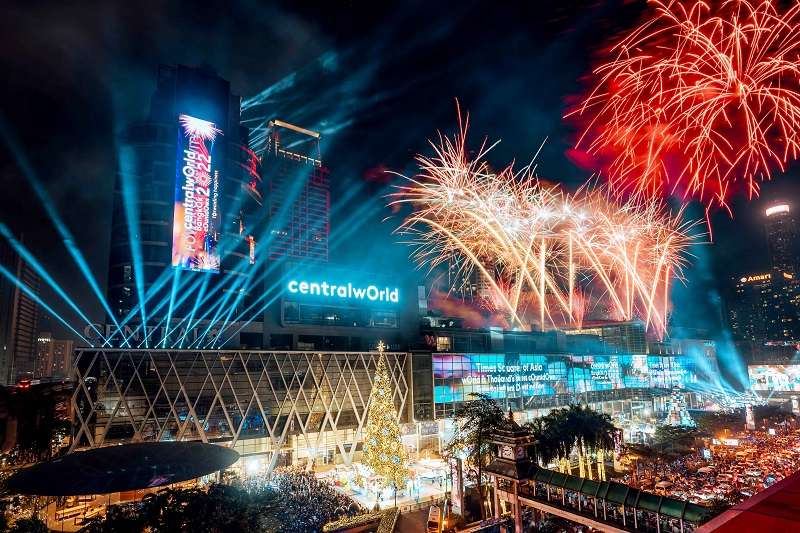 ภาพเคาท์ดาวน์หน้า Central World