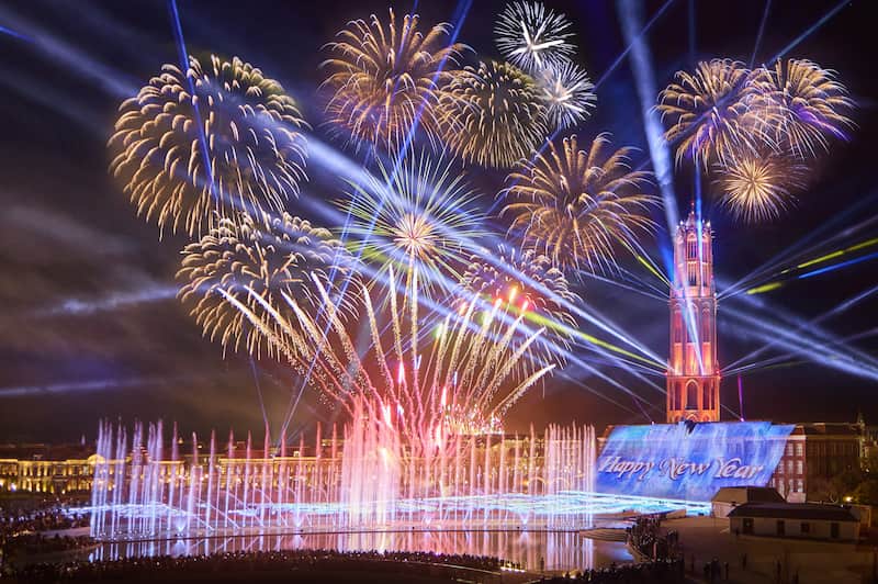 長崎豪斯登堡跨年煙火