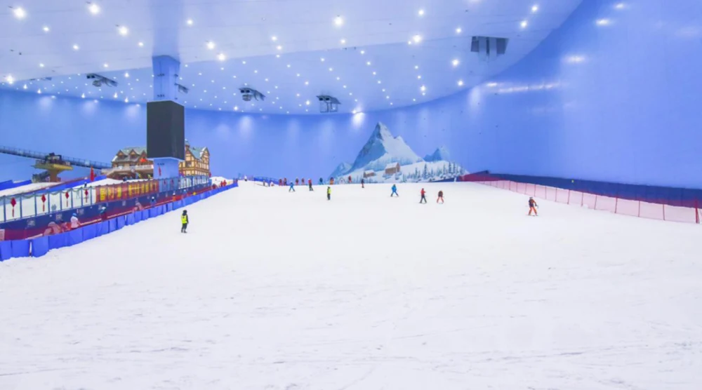 廣州融創滑雪場, 滑雪區