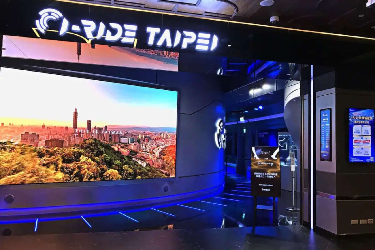 台北室內景點 #3 i-Ride TAIPEI 飛行劇院
