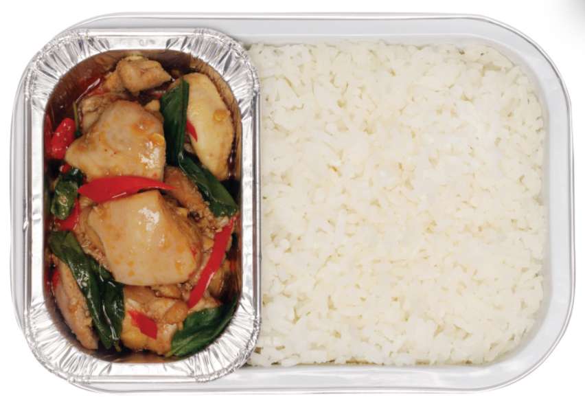 ข้าวกะเพราไก่ AirAsia