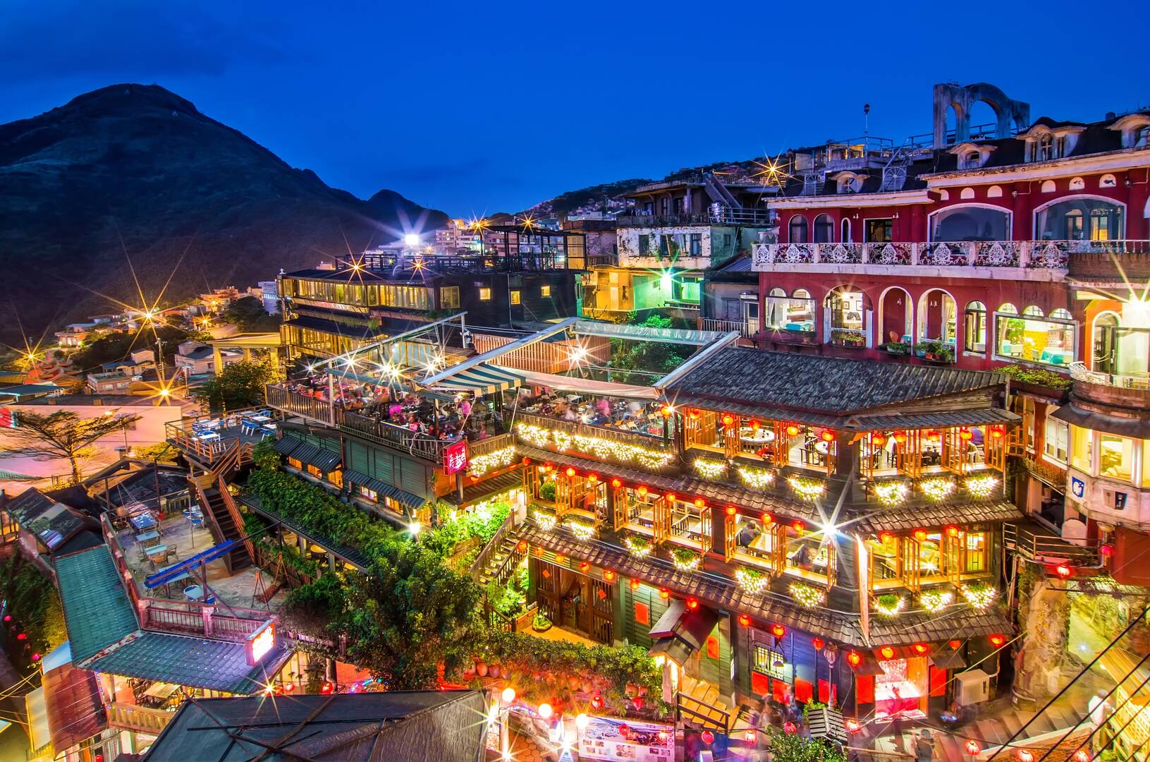 The spirited away themed city of jiufen