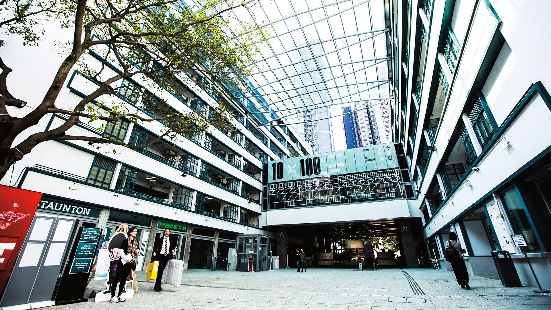 The interior design of PMQ