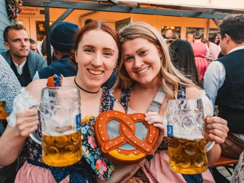 Traditional Bavarian Dress for Oktoberfest