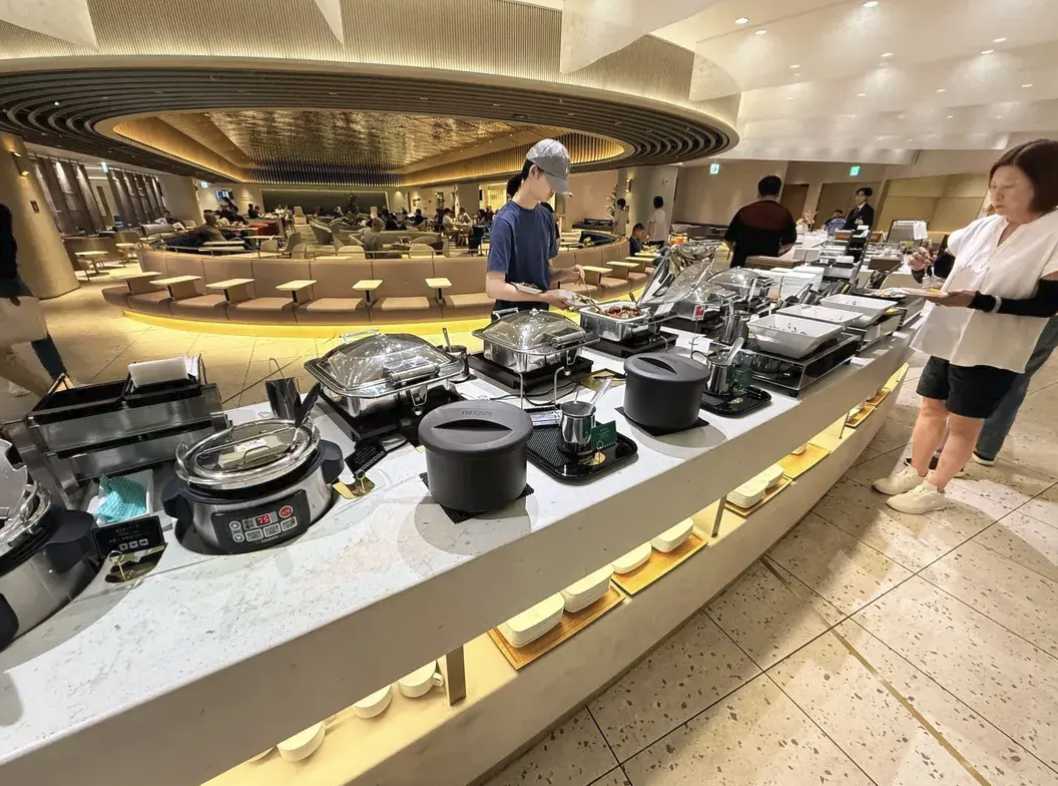 간사이 공항 라운지 식당