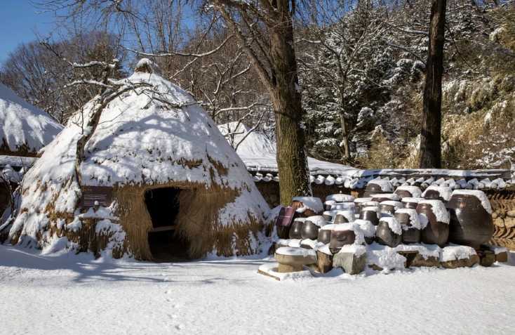 겨울 당일치기 여행 민속촌