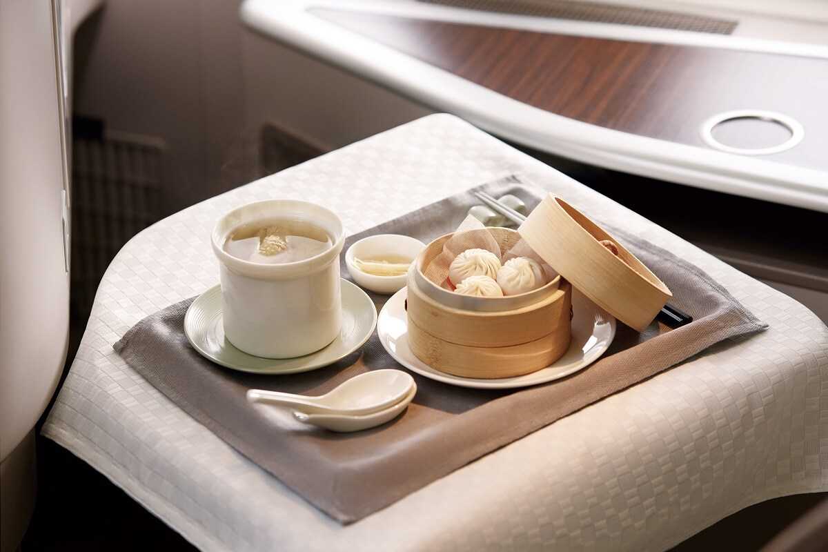 อาหารของ EVA Airlines