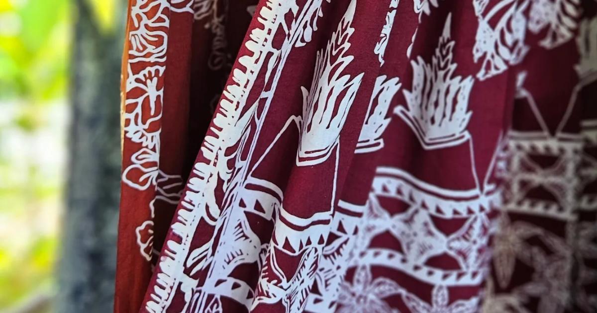 Hand-Stamped Batik prints