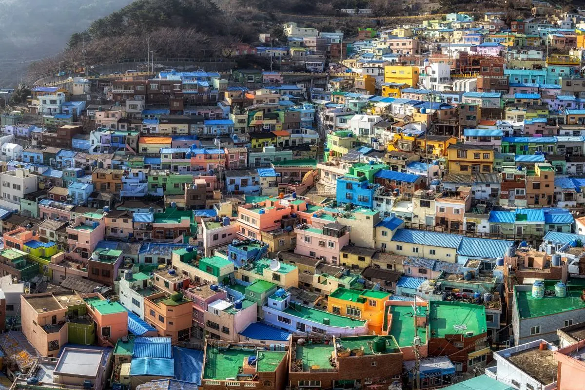 KTX 釜山站 甘川文化村