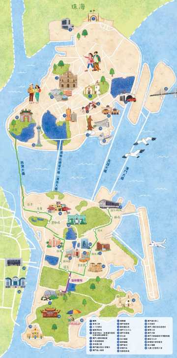 แผนที่มาเก๊า