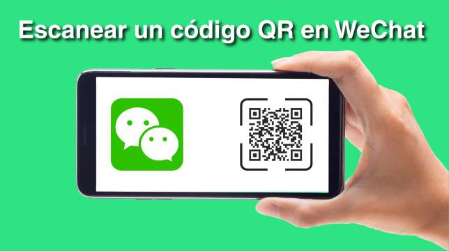 Cómo escanear un código QR en WeChat