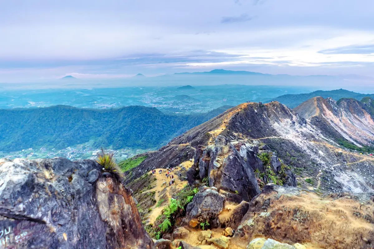 The top of mount sibayan