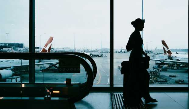 Walking Between the Terminals at Melbourne Airport
