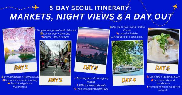 5-Day Seoul Itinerary