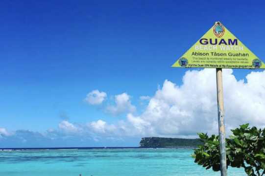 괌 혼자여행 이파오 해변