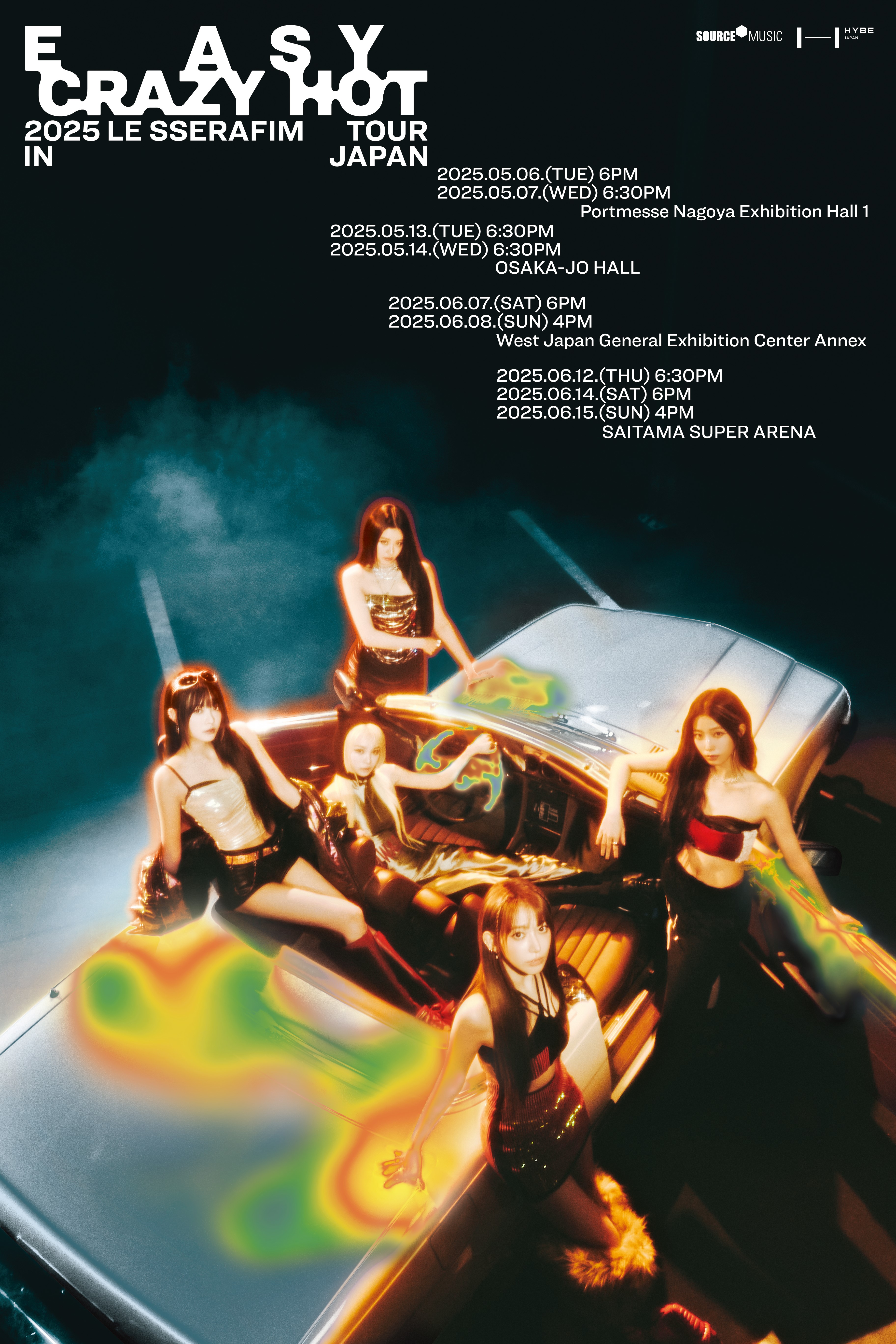 ルセラフィム カズハ 2025 ワルツ ライブ 台北入場限定 トレカ 2025 LE SSERAFIM TOUR 'EASY CRAZY HOT' IN JAPAN