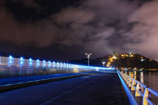 여수 야경, 오동도