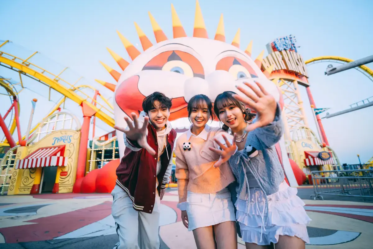 coaster ride at Ocean Park Hong Kong