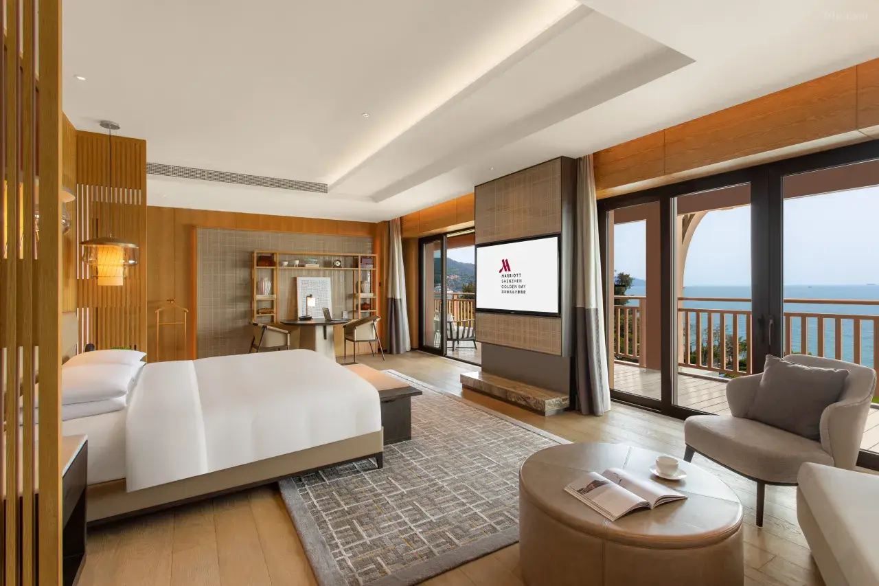 深圳金沙灣佳兆業萬豪酒店房間