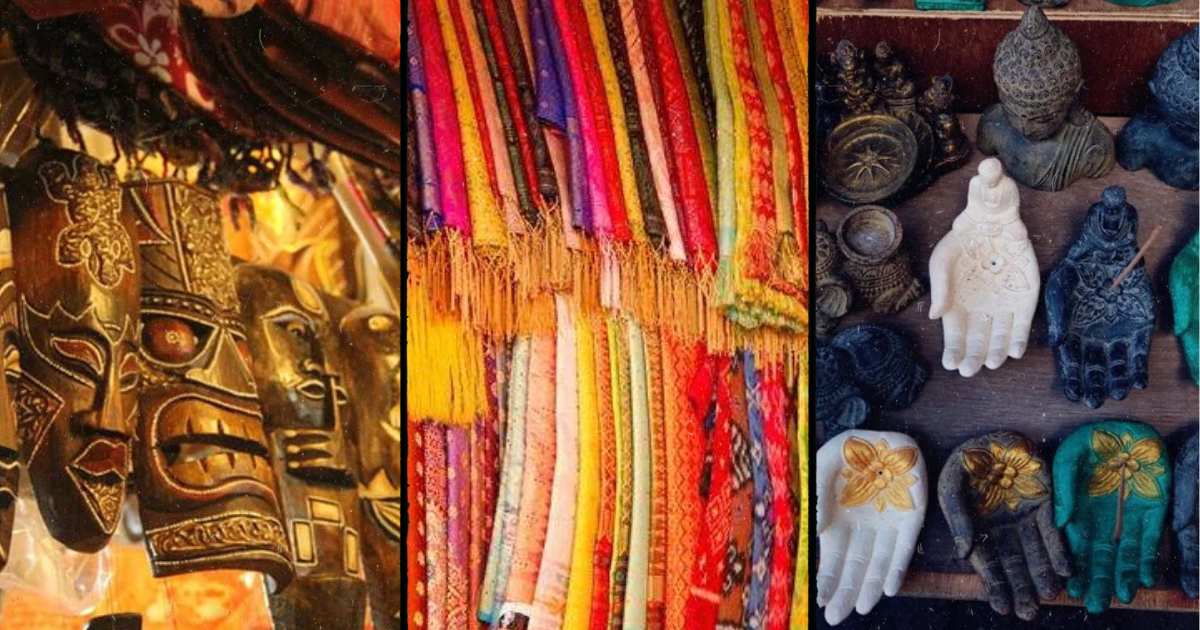 crafts at Ubud Art Market