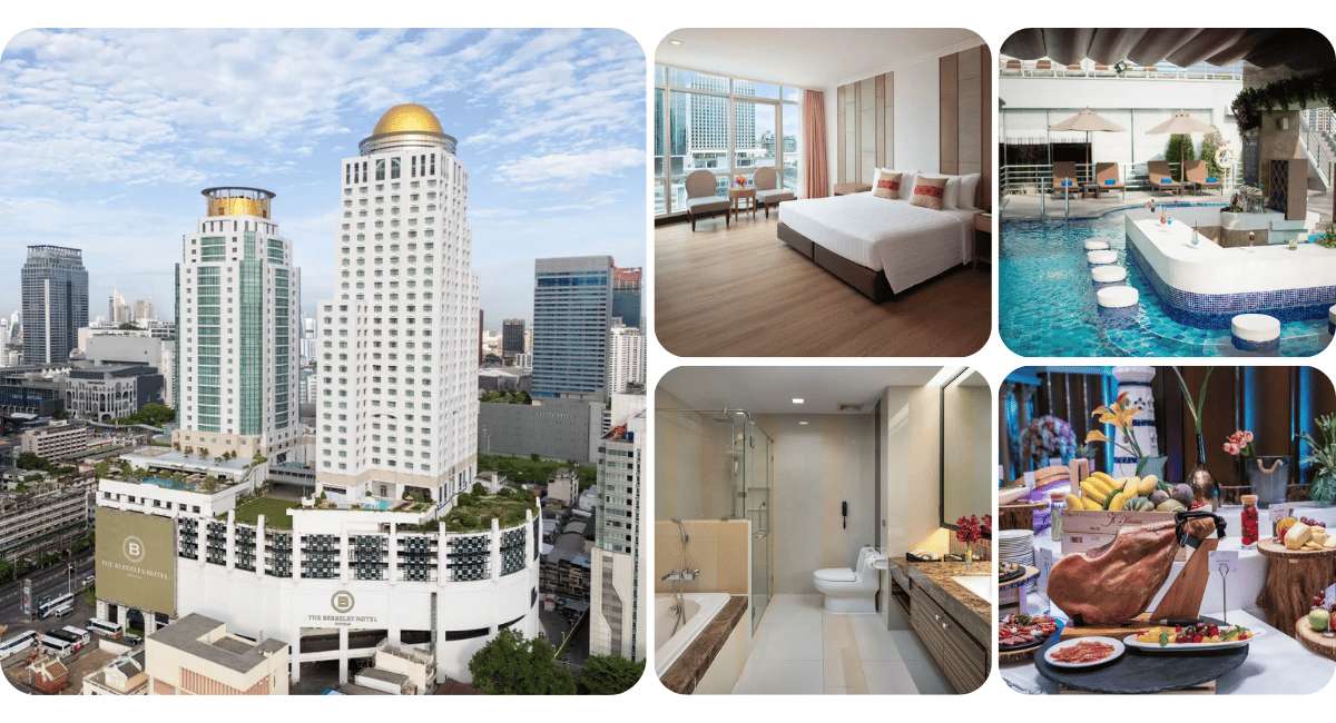 12.&nbsp;โรงแรมเดอะ เบอร์เคลีย์ ประตูน้ำ