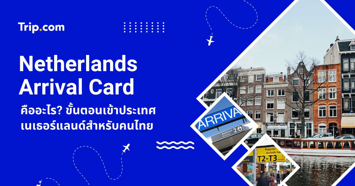 Netherlands Arrival Card 2569: ขั้นตอนเข้าเนเธอร์แลนด์สำหรับคนไทย