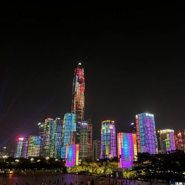 深圳市民中心燈光匯演