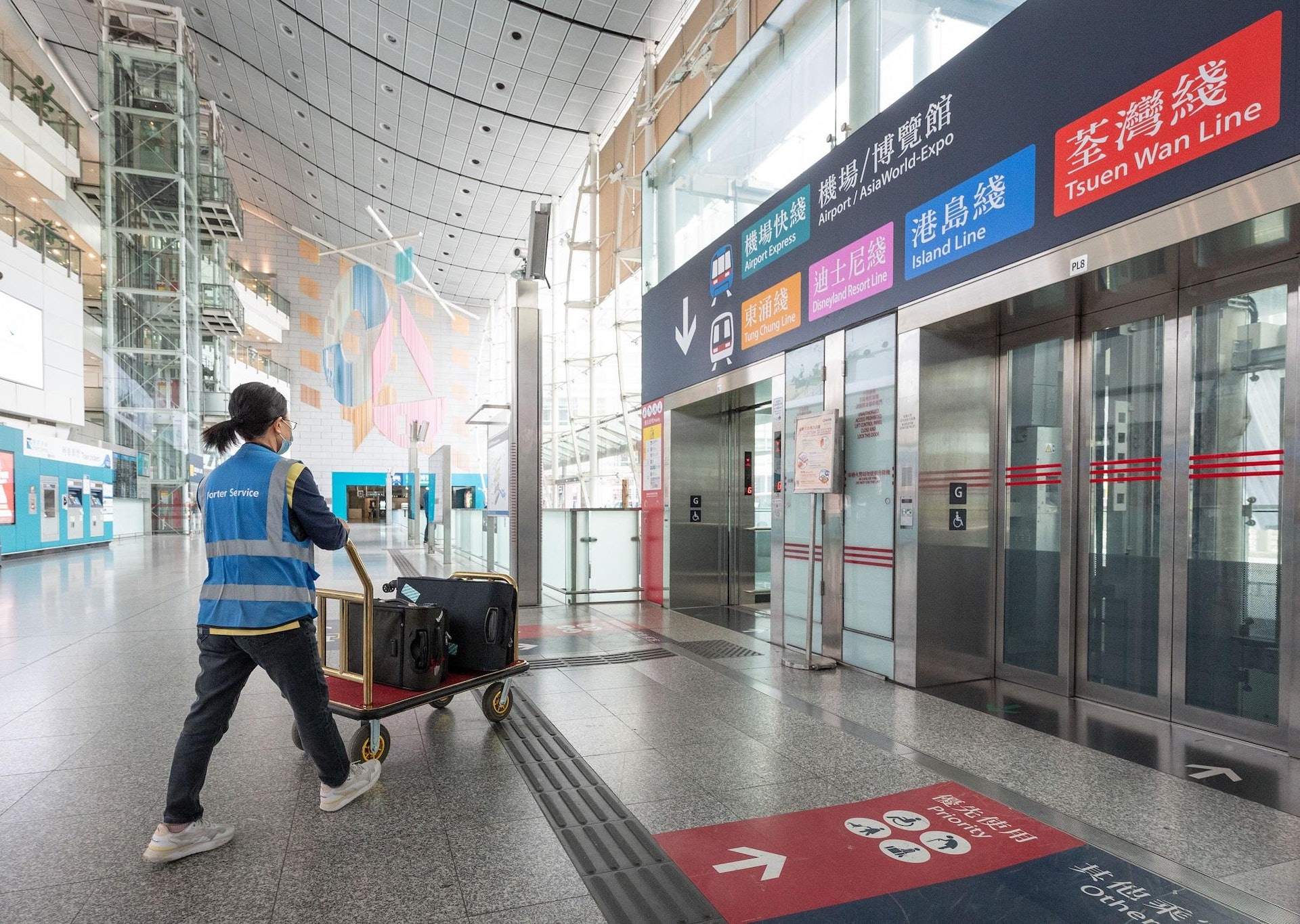 香港機場安心 check in 流程