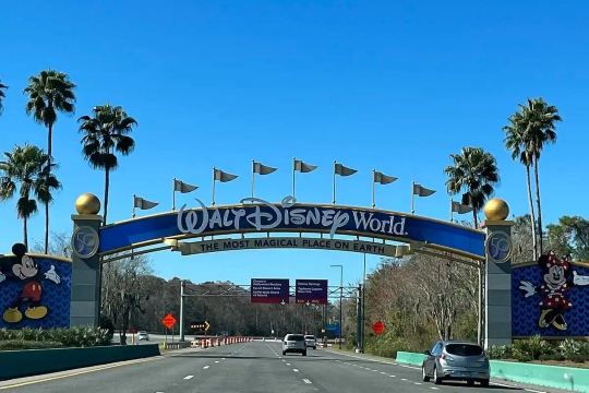Walt Disney World entrance in Orlando, Florida