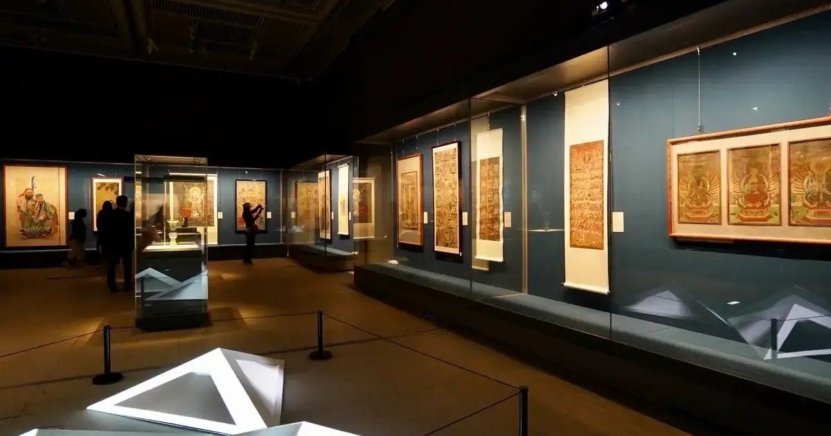 Piezas arqueológicas de la dinastía Han expuestas en el Museo de Hunan.