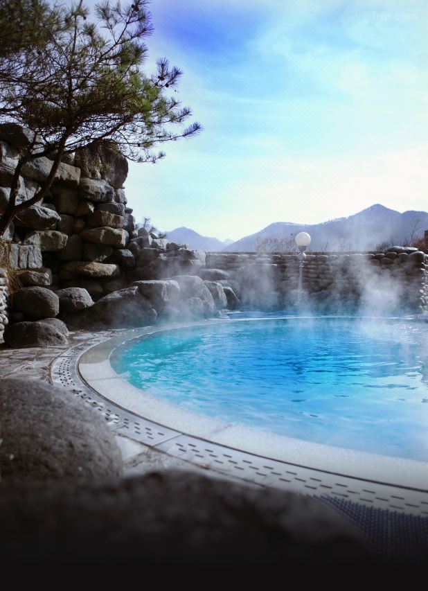 수안보 온천호텔 온천탕 