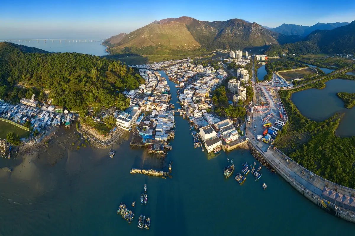 overview of Tai O Fishing Village