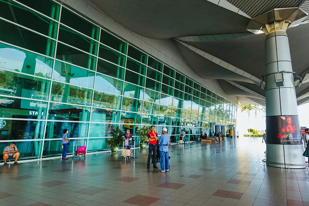 The outside of miri airport